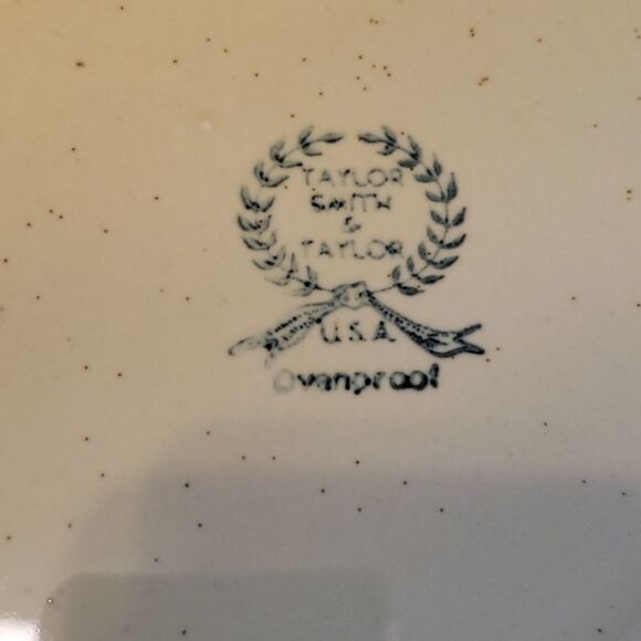 *chipped VTG Reveille ROOSTER Dinner Plate Taylor - Picture 5 of 5